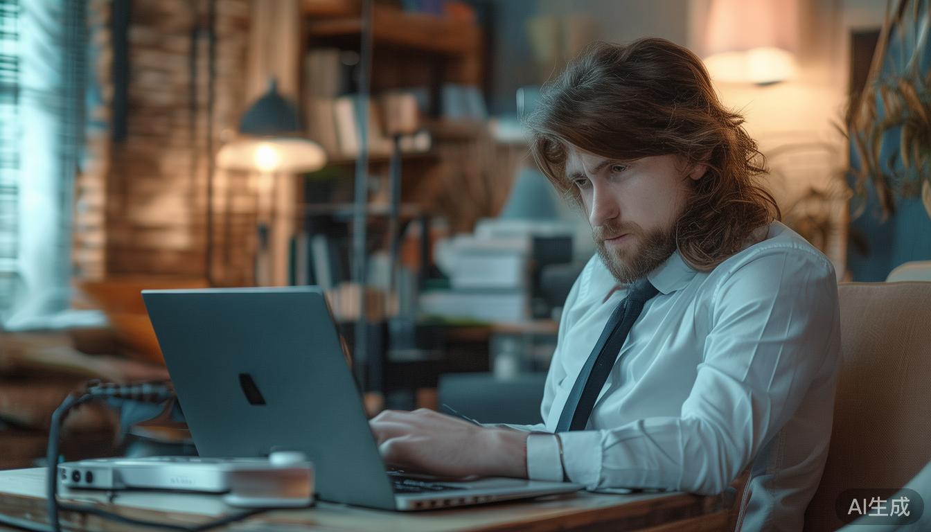 例如，一个公司员工在家中通过无线网络连接时遇到VP